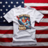Captain Save A Ho Retro Superhero Illustration Shirt