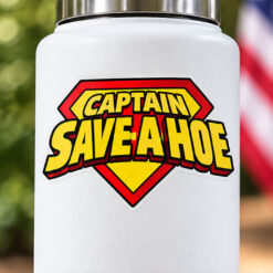 Captain Save A Hoe Sticker