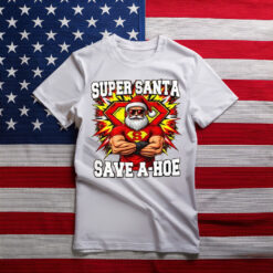 Santa Captain Save A Hoe Sarcastic Meme T-Shirt